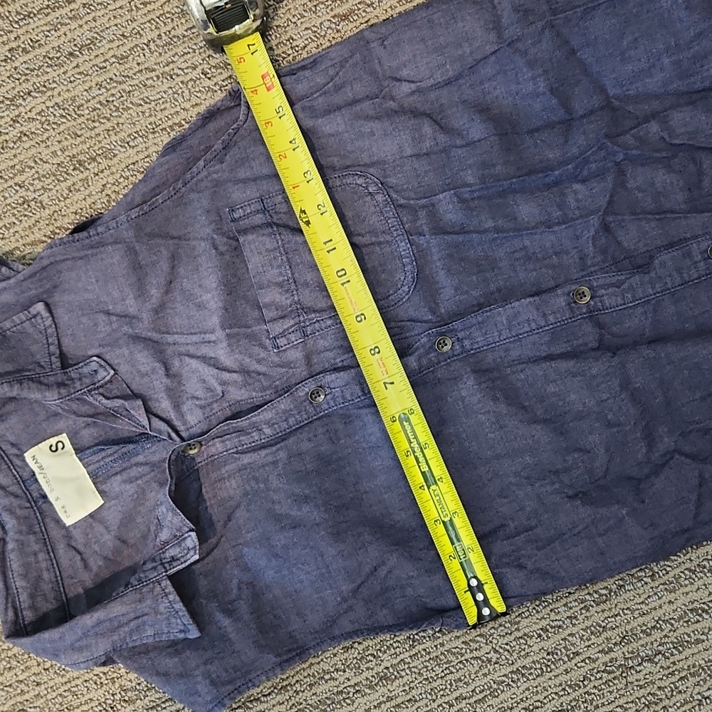 Rag & Bone Chambray Sleeveless Shirt Dress Size Small - Picture 9 of 15